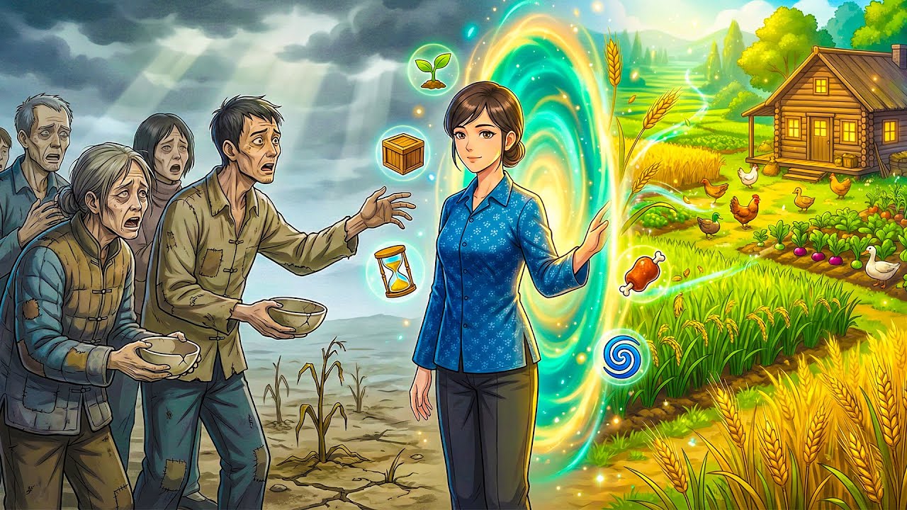 While Everyone STARVES In The Past, She Has An INFINITE FARM In Her Pocket Dimension!