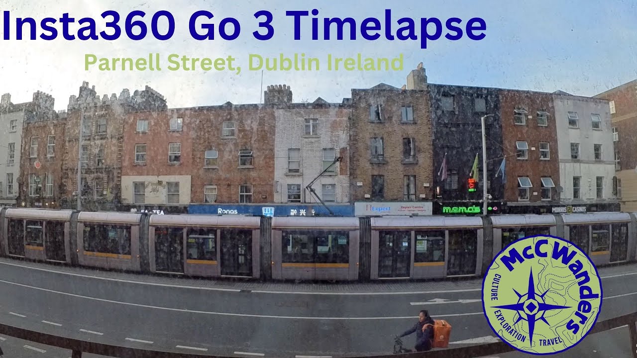 Timelapse Parnell Street Dublin Ireland