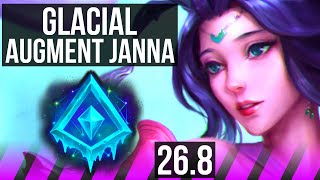 JANNA & Miss Fortune vs KARMA & Garen (SUP) | Glacial Augment | NA Grandmaster | 26.8