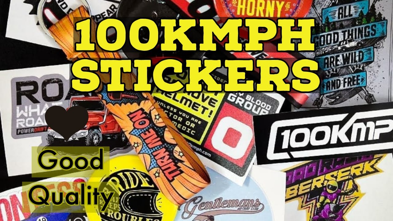 100kmph best in class stickers for bikes/scooters ❤💟💖