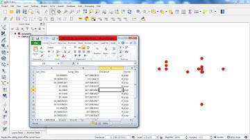 QGIS Convert Excel to GIS