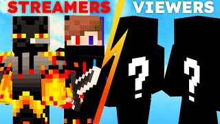 🔴 STREAMERS VS VIEWERS (ROUND 2) | Fight Me in Hypixel Bedwars! @dekeractYT