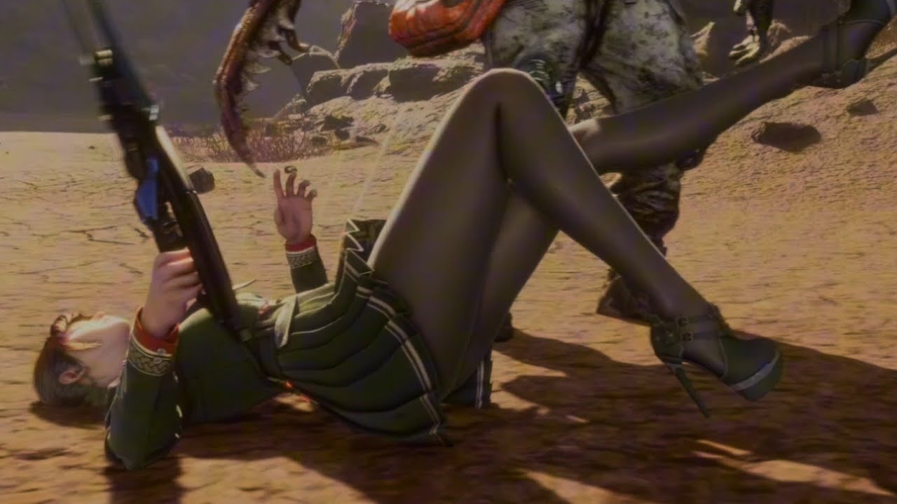 Stellar Blade EVE defeat Ryona by Brute (DOROTHY/airline Stewardess uniform)リョナ