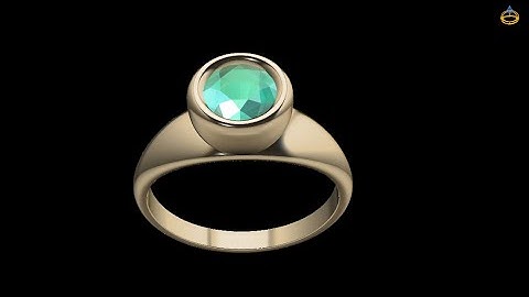 Rhino 3d | Matrix Tutorial | how to create clay bezel in matrix 9 | #jewelrydesign #rhino3d #cad