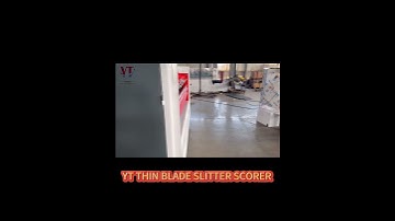 YT THIN BLADE SLITTER SCORER MACHINE. #automatic #machine #carton #factory #manufacturing
