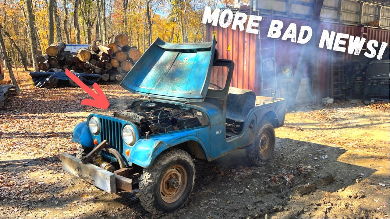 More Issues with the Barn Find Jeep CJ5. (Time for a DIESEL swap?)