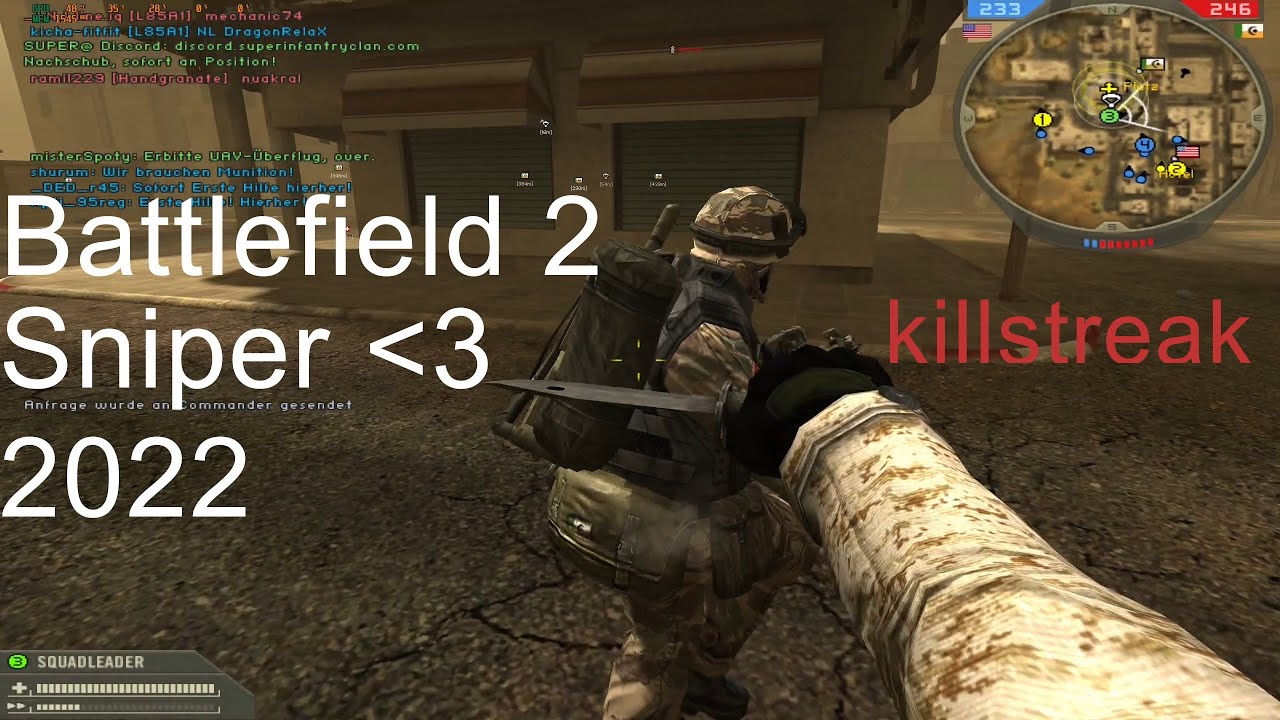 Battlefield 2 Multiplayer Sniper Gameplay 