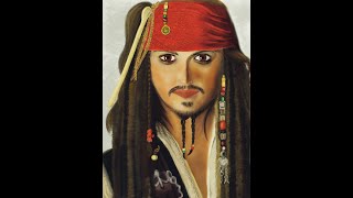 ジャック・スパロウを描きました。