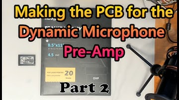 Dynamic Microphone Pre-Amp Part 2: PCB