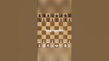 King’s gambit chess trap | Easy way to checkmate #trap #chess #views #chessgame #learnchesstactics