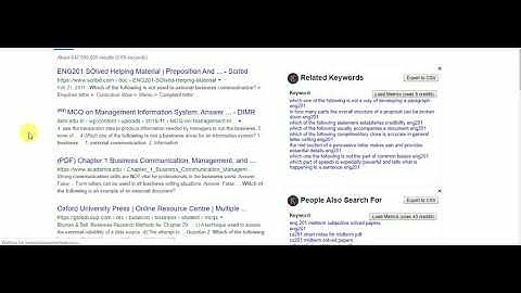 ENG201 Business and Technical English Writing Quiz 2 Complete Solution | Virtual University