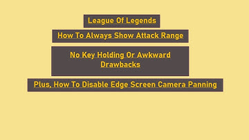 Always Display Auto Attack Range Settings Demonstration