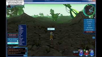 Fusionfall Droped a Silver Create from Green Maw