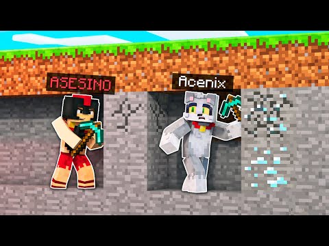 MINECRAFT: ACENIX vs 1 ASESINO ?? MINECRAFT SPEEDRUN con INVICTOR