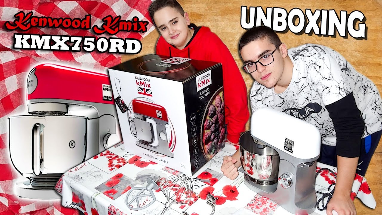 UNBOXING Kenwood kMix KMX750RD  Amasadora - Español 