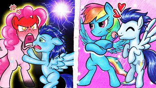 Strong Girl MY LITTLE PONY Rainbow Dash Saves Soarin From The Bullies And Has A Happy Ending 