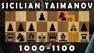 Play the Sicilian Taimanov like a Grandmaster! | 1000-1100
