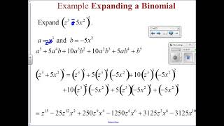 The Binomial Theorem - Precalculus