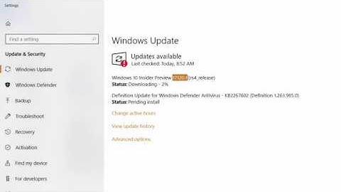 Windows 10 Insider Preview 17120.1 rs4 release