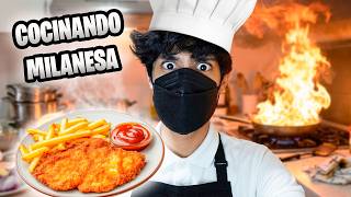Cociné Milanesa y fue un Caos 😂