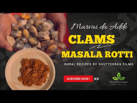 Clams Masala Rotti Recipe | Marvai da Adde | Village Cooking