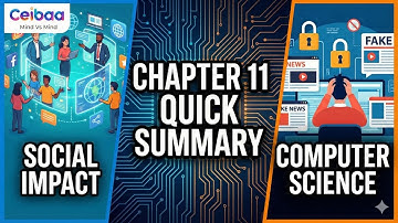 Chapter 11 Societal Impact | Class 11 Computer Science | Quick Revision (New NCERT English)