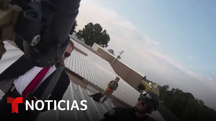 Revelan video sobre el atentado a Trump desde el techo donde le dispararon | Noticias Telemundo