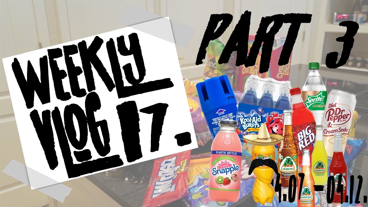 Vlog 17 - Trying American Snacks PART 3 - Drinks