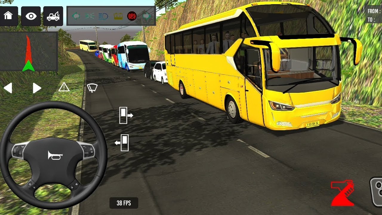 Bus Simulator: 3D🎮 Bus Game 🚍Bus Simulator 🔥🥰new euro coac 👮‍♂️NEW BUSSIMULATOR INDONESIA