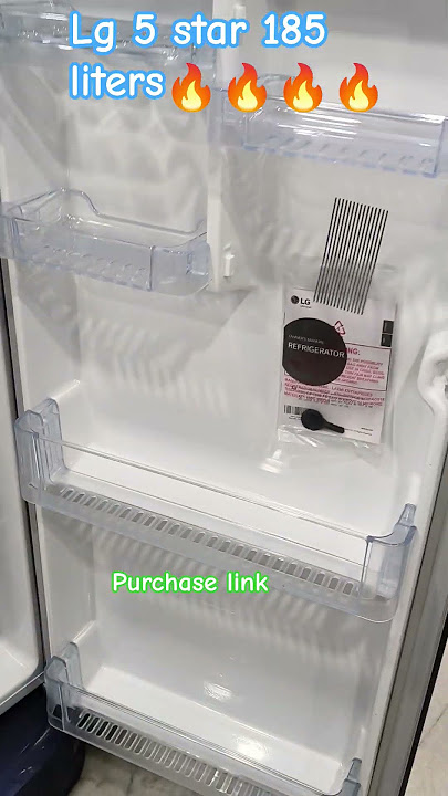 lg 5 star 185 liters fridge unbox #shortvideo #lgfridge