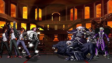 [KOF Mugen] Kyo Kusanagi Team vs NESTS Team