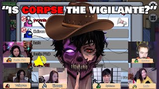 New Among Us Vigilante Mod CRAZY Imposter Plays All POV'S and Reactions