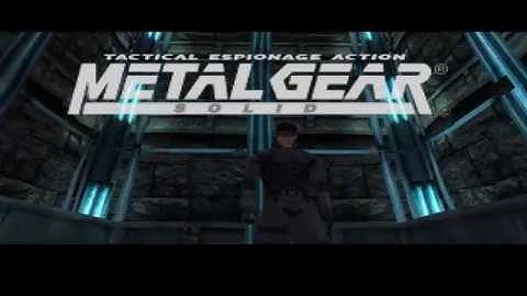 Metal Gear Solid Intro PS1 1998