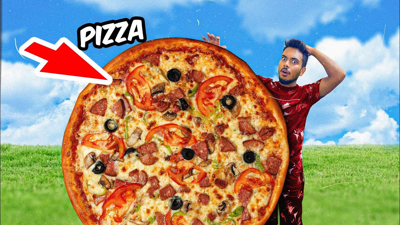 Я заказал самую большую пиццу в своей жизни 😍