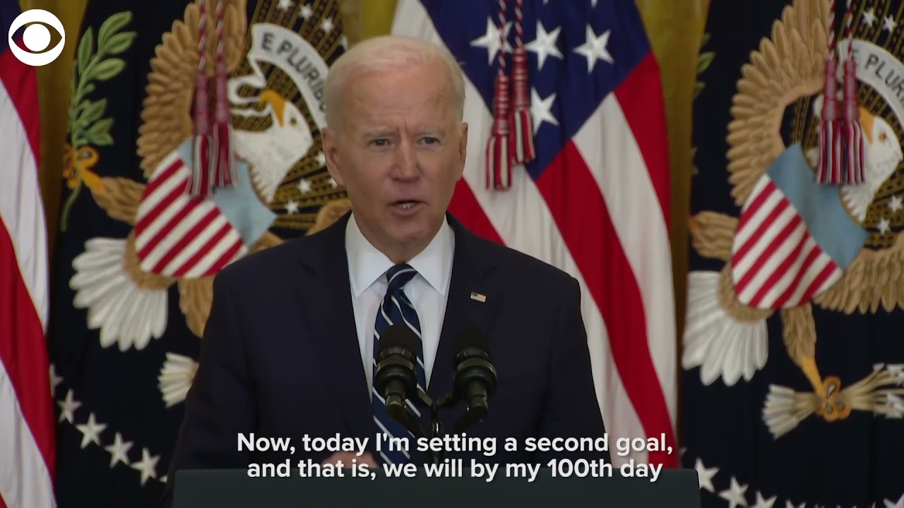 President Joe Biden holds first press conference of presidency