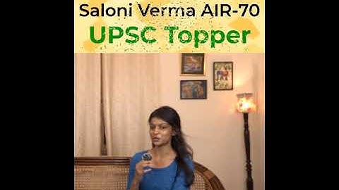 Should only IITians or Engineers appear for UPSC? | a BIG NO | Saloni Verma AIR 70 UPSC 2020