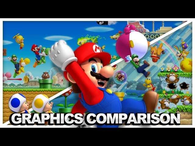 New Super Mario Bros: Wii vs Wii U Graphical Comparison - IGN