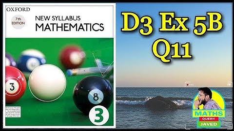 Q11 || Ex-5B || NSM || D3 || Application of mathematics in practical situation|| in Urdu Hindi