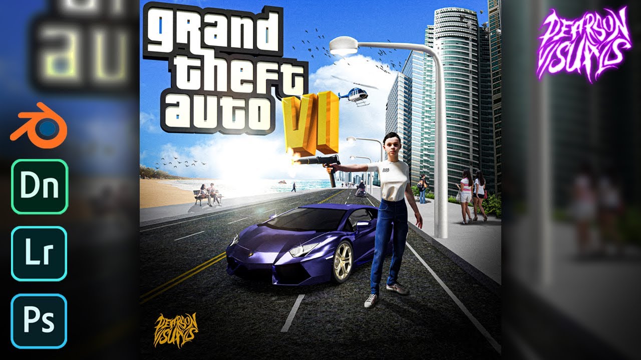 GTA 6 - Photoshop/ Dimension Speed Art