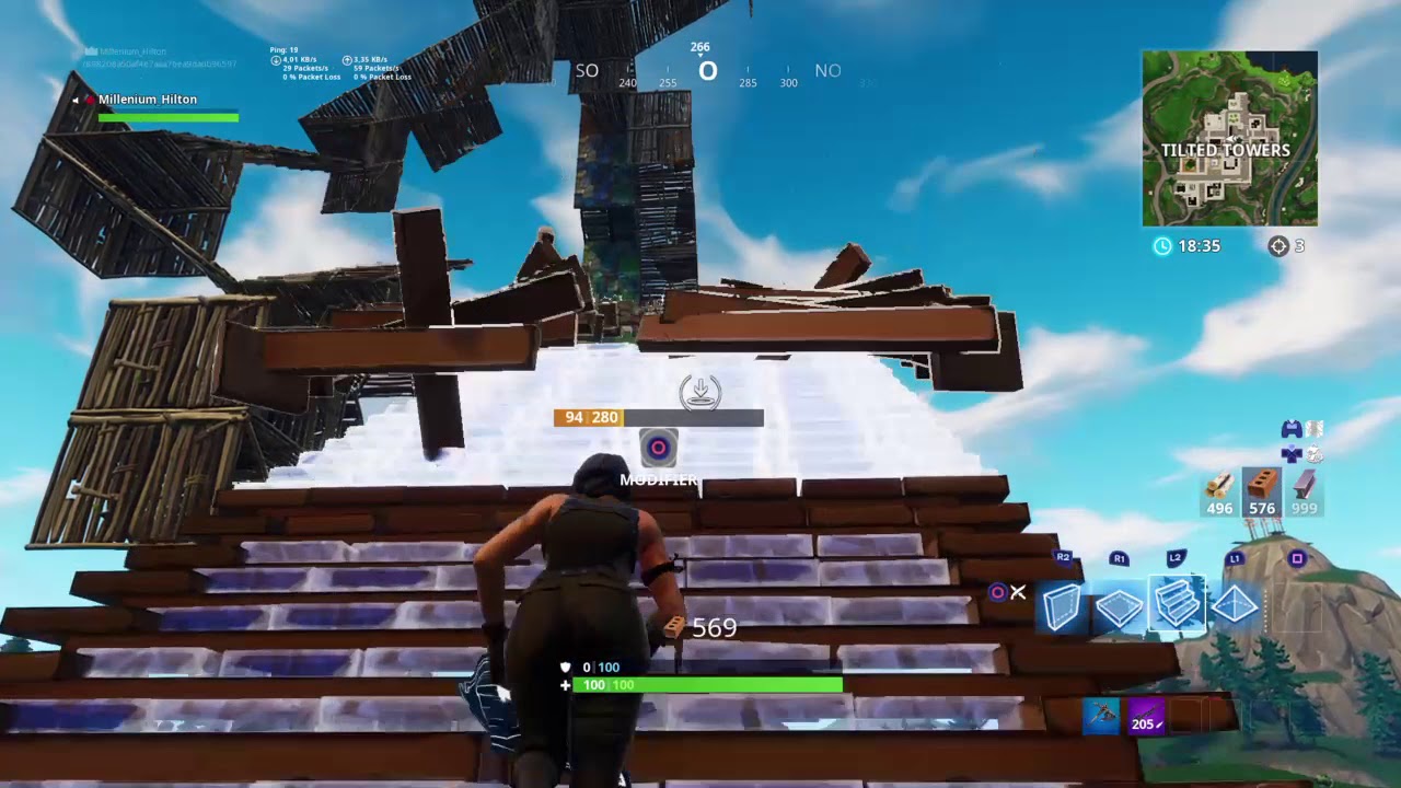 1v1 BUILD FIGHT PRO PS4 - YouTube
