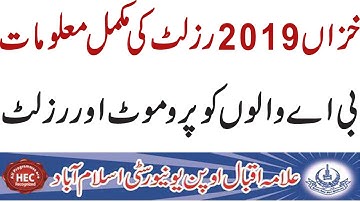 BA Bsc Result Update With Proof || AIOU Autumn 2019 Result Update