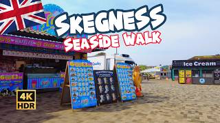 SKEGNESS Lincolnshire Seaside Town - Walking Tour 4K