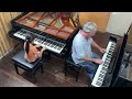 Daddy daughter piano duet handel passacaglia