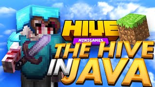 BEDROCK Youtuber Tries Hive Skywars JAVA Edition!?!