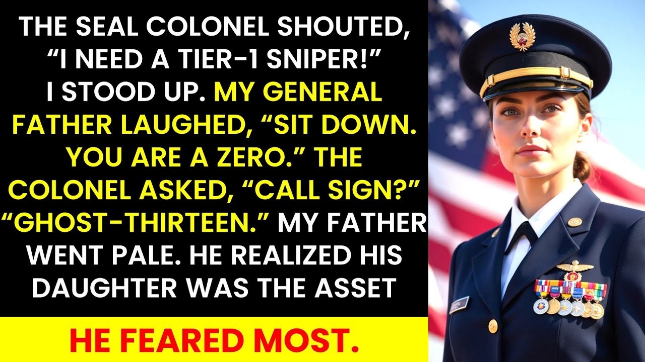 “Sit Down, You’re A Nobody ” My General Father Said — Until He Heard My Call Sign “Ghost 13”