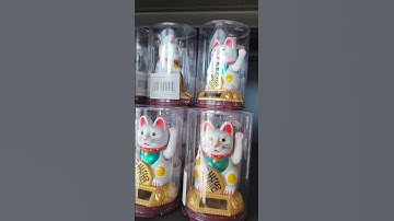 Thumbnail of Maneki Neko lucky cat figurine  ♥️😍 #shorts #luckycharm #manekineko #youtubeshorts #trending