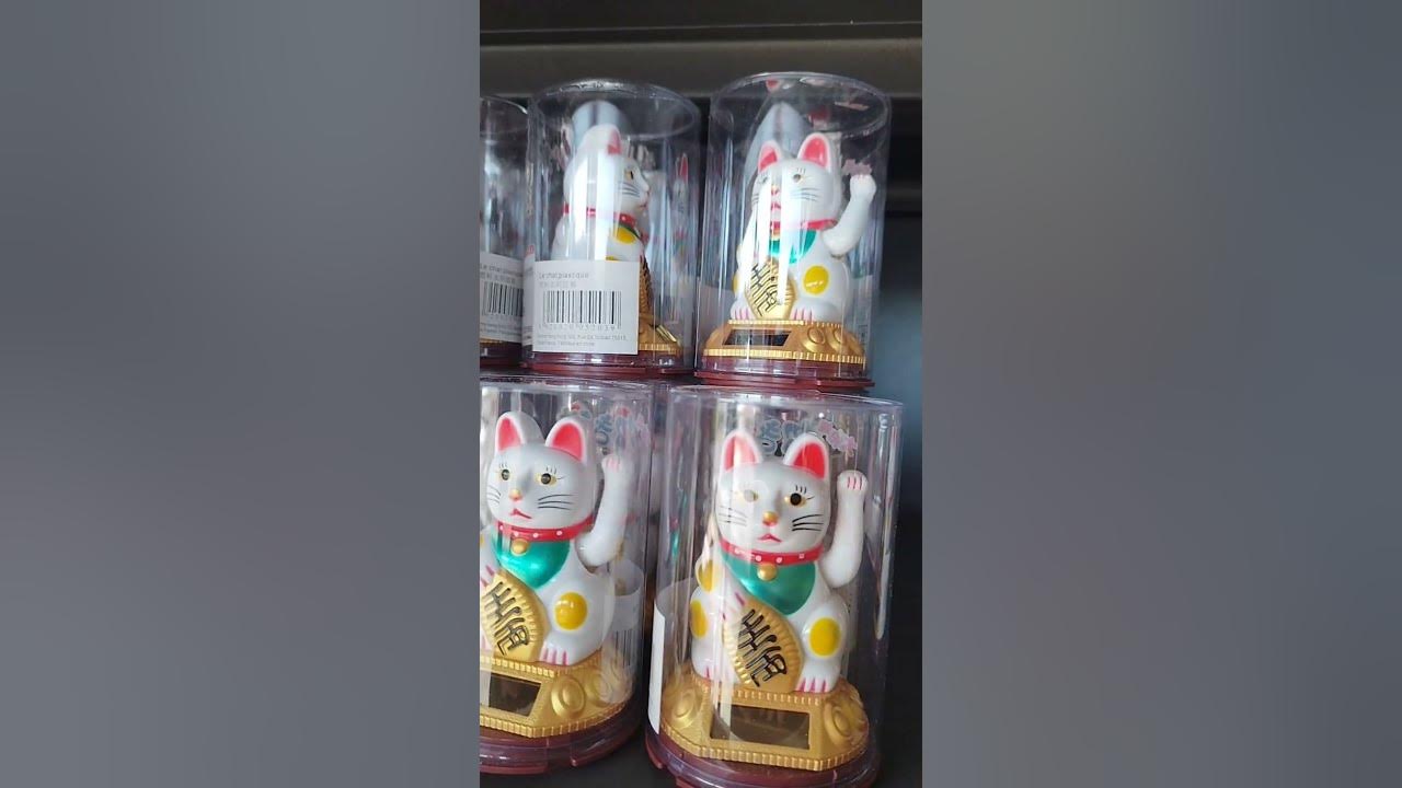 Maneki Neko lucky cat figurine  ♥️😍 #shorts #luckycharm #manekineko #youtubeshorts #trending