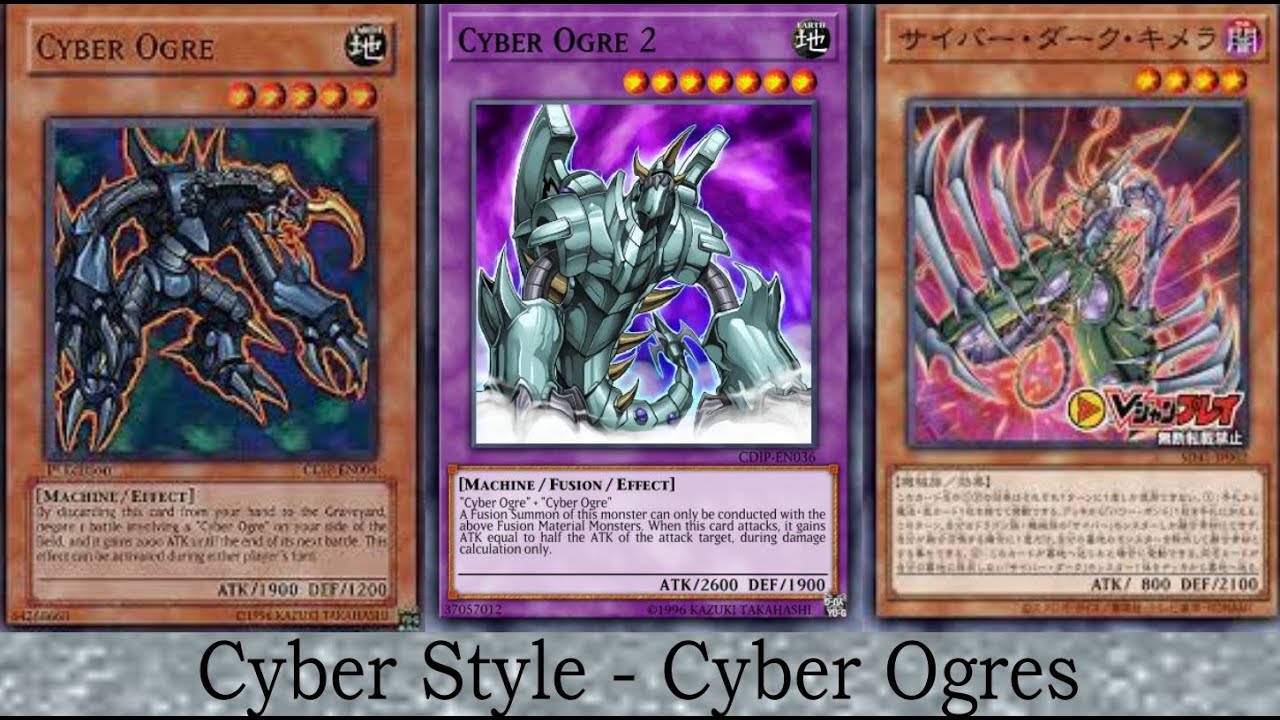 yugioh cyber ogre deck Yu-Gi-Oh / card Mint / near mint condition trading card Cyber Ogre FaDe