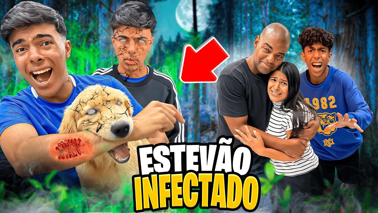 ESTEVÃO FOI MORDIDO E AGORA ESTÁ INFECTADO!😱 *como parar isso?