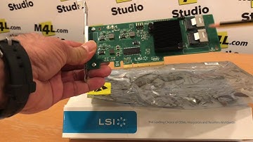 Unboxing LSI SATA + SAS 9211-8i PCIe Host Bus Adapter with RAID Controller
